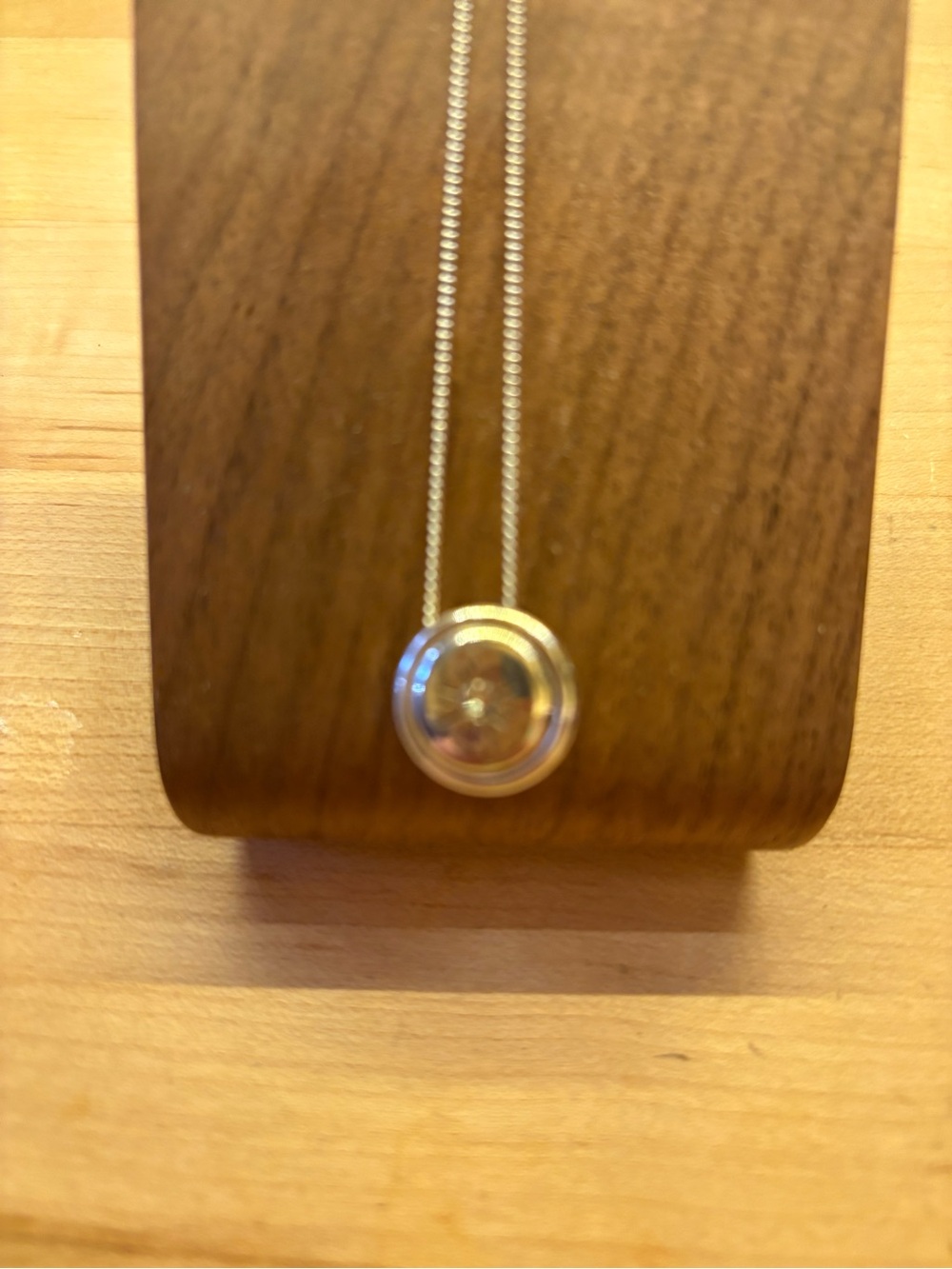 Brighton Silver-Tone Round Layered Pendant Necklace Reversible